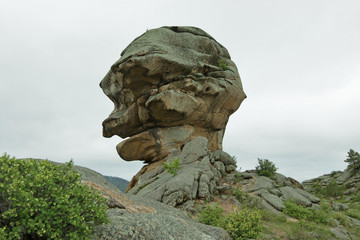 stone, figure, mountain, nature, travel, tourism, Kazakhstan