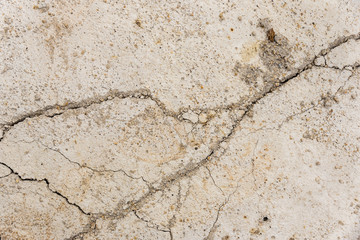 Closeup broken cement floor for background user