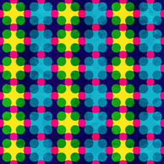 bright mosaic seamless pattern