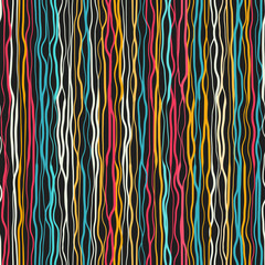 colored wave seamless pattern