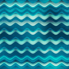 water seamless pattern with grunge effect
