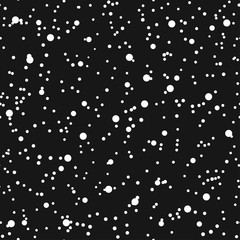 Star sky seamless pattern.