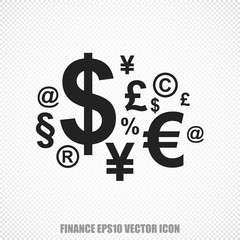Finance vector Finance Symbol icon. Modern flat design.