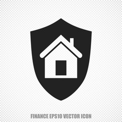 Business vector Shield icon. Modern flat design.