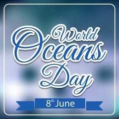 World Ocean Day.