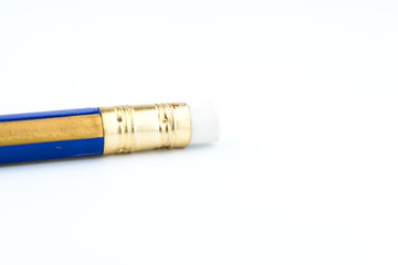 Classic pencil and eraser