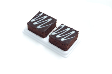 Fresh chocolate brownies