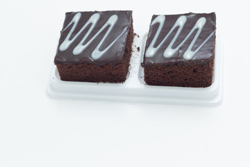 Fresh chocolate brownies