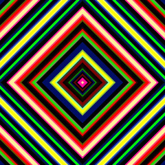 Tileable vibrant multicolored squares illustration.