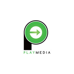 arrow media play icon theme logotype