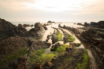 Beach of Barrika, Basque Country, Spain