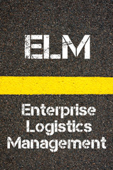 Business Acronym ELM Enterprise Logistics Management