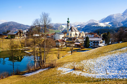 Village of Reith im Alpbachtal in Tyrol, Austria