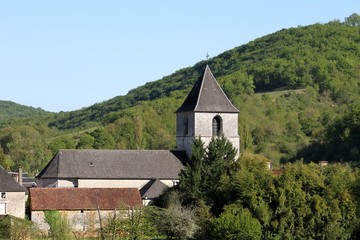 Fototapeta na wymiar Borrèze, petit village de Dordogne