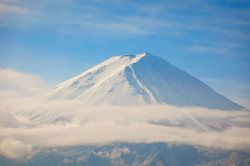 Mountain Fuji with blue sky , Japan