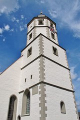 Fototapeta na wymiar Kirche in Winterhausen