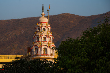 Hindu temple. Pushkar. India.