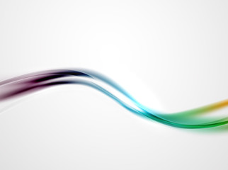 Modern curve stripes template