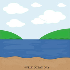 Fototapeta na wymiar World Ocean Day.