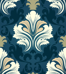 Damask seamless pattern