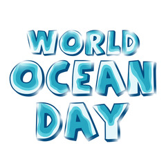 World Ocean Day.