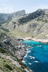 Fototapeta na wymiar Cala Figuera, Cap Formentor, Majorca, Spain