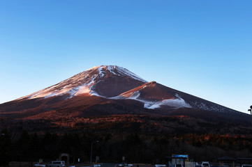 富士山・赤富士