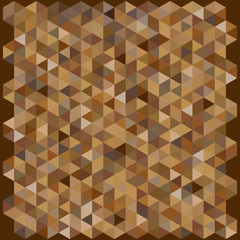 Brown color hexagon pattern background