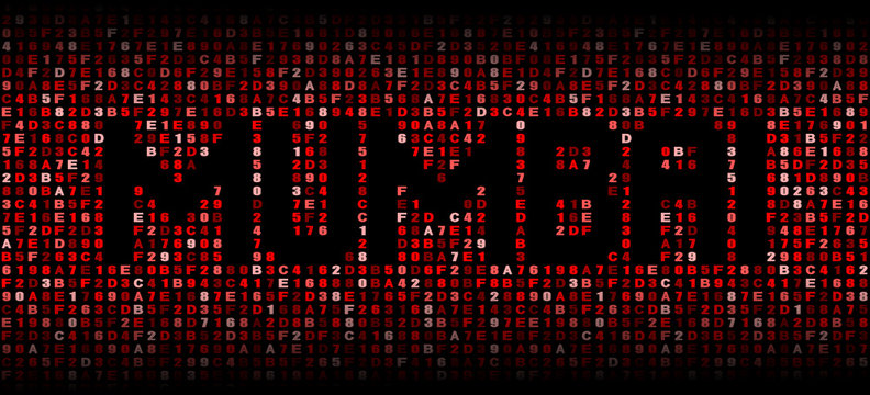 Mumbai text on hex code illustration