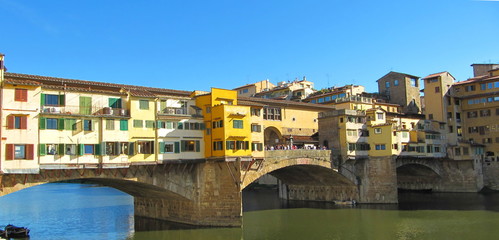 Fototapeta na wymiar Ponte Vecchio - Tuscan, Toscana, Toskana Italy