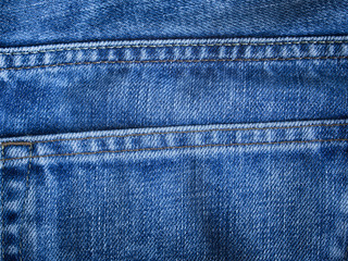 Naklejka premium Texture on jeans - fashion background