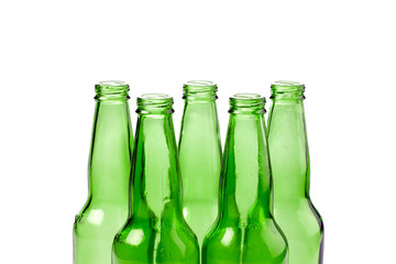 bottles for recycling.