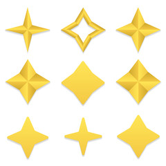 Four point stars collection