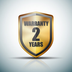 2 Years Warranty shield
