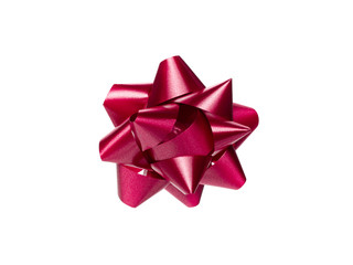 red gift bow.