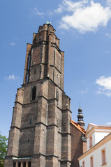 Fototapeta na wymiar Poland, Silesia, Gliwice, All Saints Church Tower
