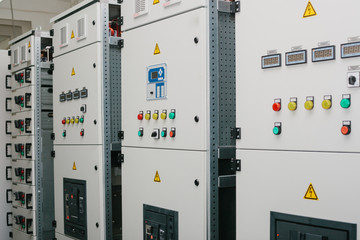 Low-voltage cabinet. Uninterrupted power. Electrical power.
