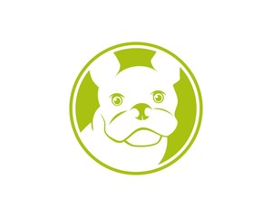 dog head vector logo icon design 3