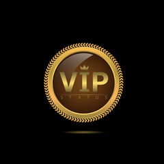 Fototapeta premium Vip status label