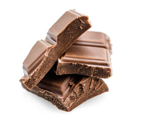 pieces of chocolate