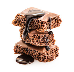 part porous chocolate