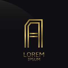 A Letter logo