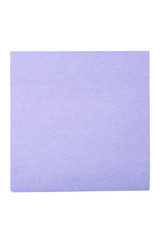 view of a plain purple adhesive note.