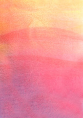 Абстрактный акварельный фон, в розовых тонах, похожий на восход или заход солнца