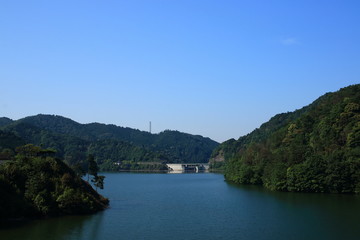 Obraz premium 滝畑ダム