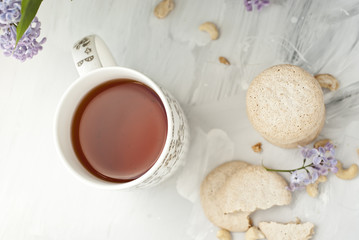 biscuits. selective focus