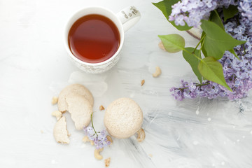 Obraz na płótnie Canvas biscuits and tea