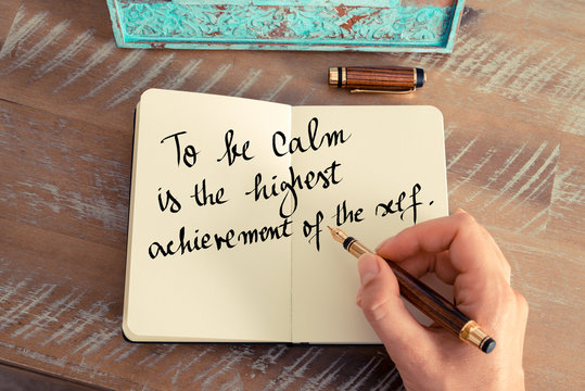 Handwritten proverb as inspirational concept image