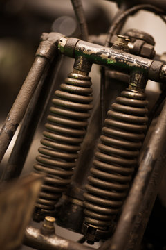 Motorcycle fork suspension