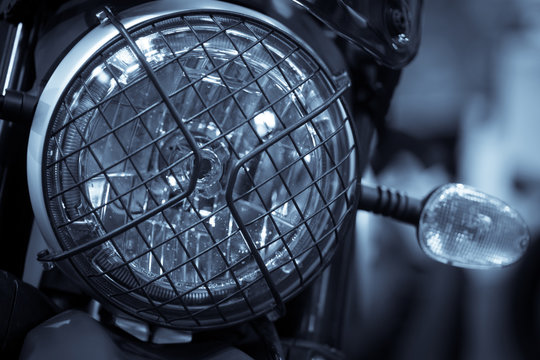 Classic motorcycle headlight